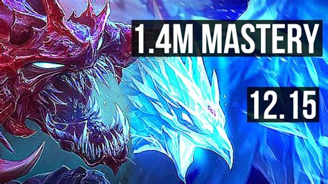 CHO GATH Vs ANIVIA MID Rank 4 Cho 6 1 5 1 4M Mastery Dominating