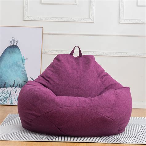 Bean Bag Sofa Chairs Cover Classic Lazy Lounger Bean Bag Storage Chair ...