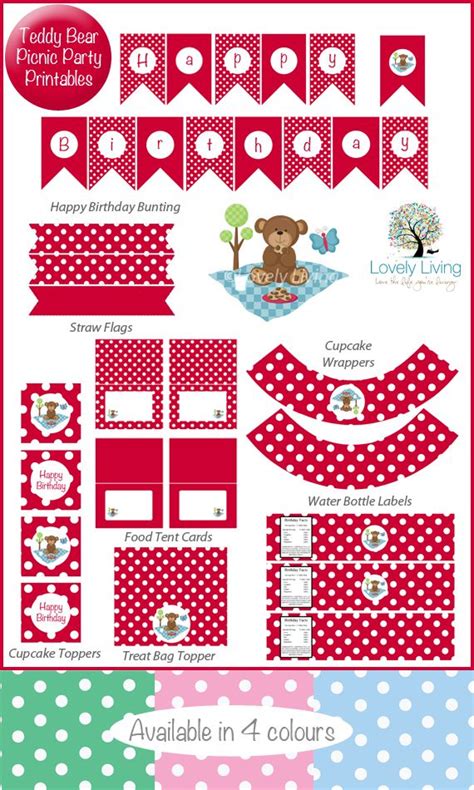 Teddy Bear Picnic Printables