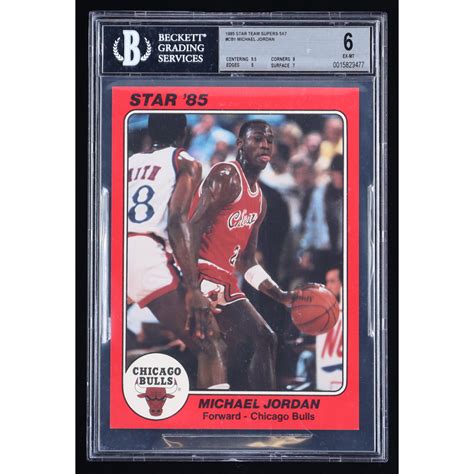 Michael Jordan Star Team Supers X Card Bgs Pristine Auction