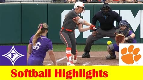 Furman Vs 17 Clemson Softball Game Highlights April 2 2024 Youtube