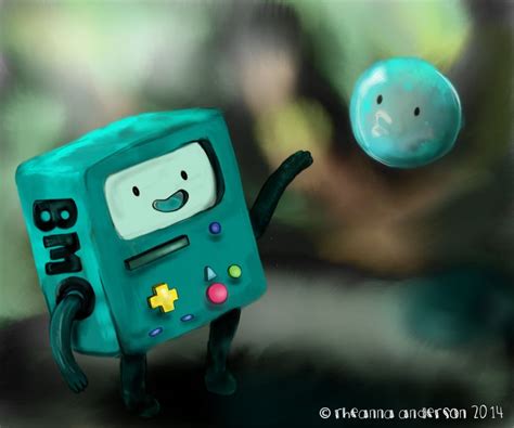 BMO and Bubble [Adventure Time Fan art!] by patchesthepheonix on DeviantArt