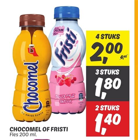 Chocomel Of Fristi Fles Ml Aanbieding Bij Dekamarkt