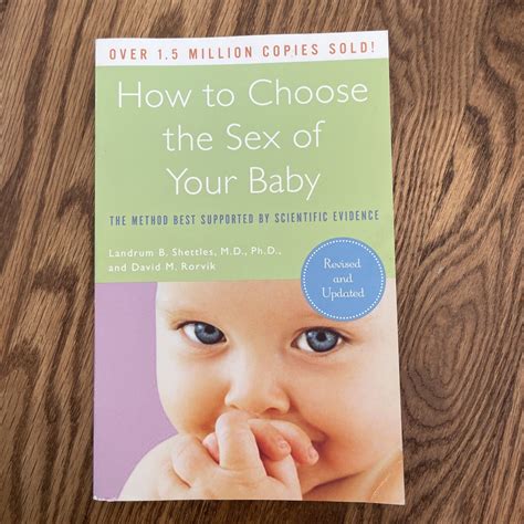 How To Choose The Sex Of Your Baby Fully Revised And Updated Paperback VG 9780767926102 EBay