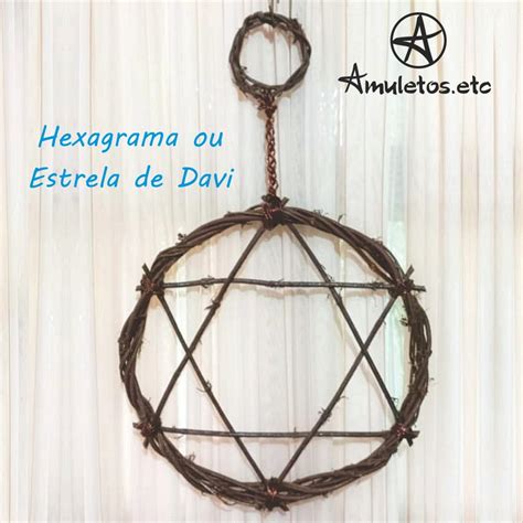 Hexagrama Ou Estrela De Davi Amuletos Etc