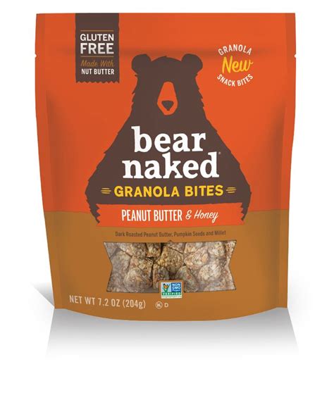 Bear Naked Chewy Bites Peanut Butter And Honey Bear Naked Granola Naked Granola Granola Bites