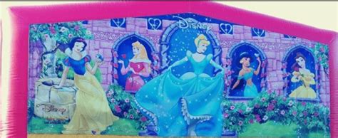 Disney Princess Module Bounce House With A DRY Slide Bounce House