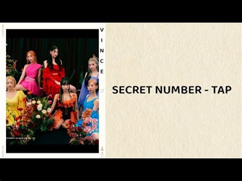 Secret Number Tap Lyrics Youtube