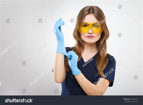 Beautiful Nurse Brown Hair Nude Make Stock Photo 459262876 Shutterstock