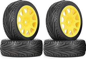 Amazon Rc On Road Car Tyres Wonfast Pcs Mm Rubber Tire