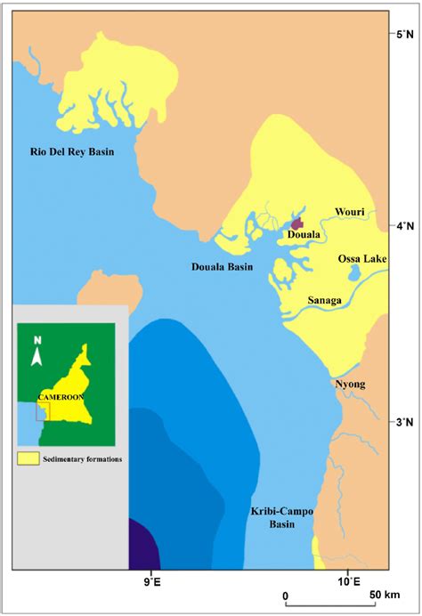 Location map of the Douala/Kribi-Campo and Rio Del Rey basins [1 ...