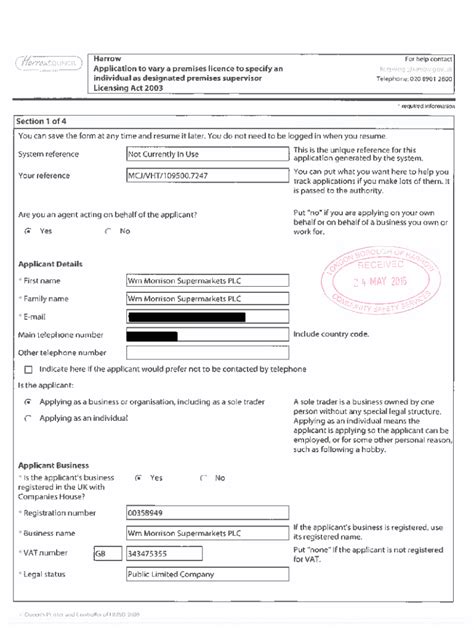 Fillable Online Add A Designated Premises Supervisor Dps To Fax