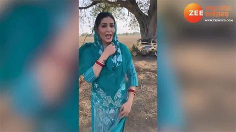 Watch Breaking News Sapna Choudhary Dance Video Viral Sapna Ka Khet Me Dance Viral Video Zee5