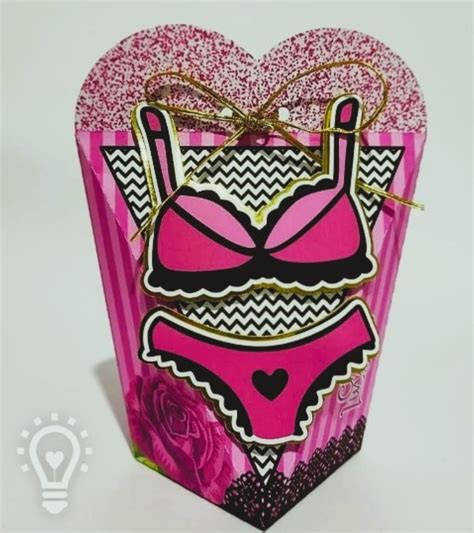 Ch De Lingerie Caixas Personalizadas Lembrancinhas Elo