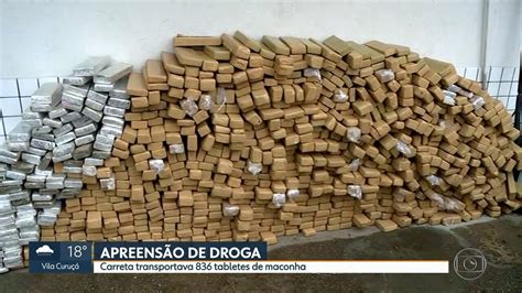 Pol Cia Apreende Quase Uma Tonelada De Maconha Na Rodovia Dos