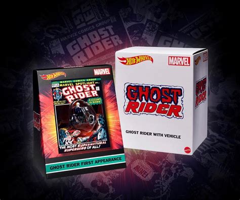 Sdcc Mattel Hot Wheels Ghost Rider W Motorcycle Vehicle Marvel Hobbies Toys Toys