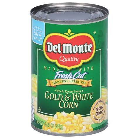 Del Monte Whole Kernel Gold And White Super Sweet Corn Shop Vegetables