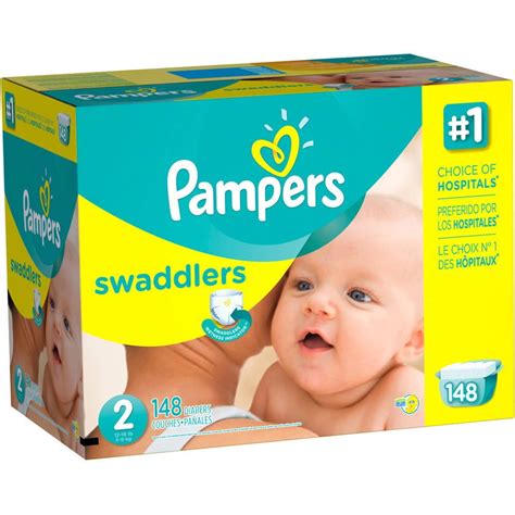 Pampers Swaddlers Diapers Economy Supply