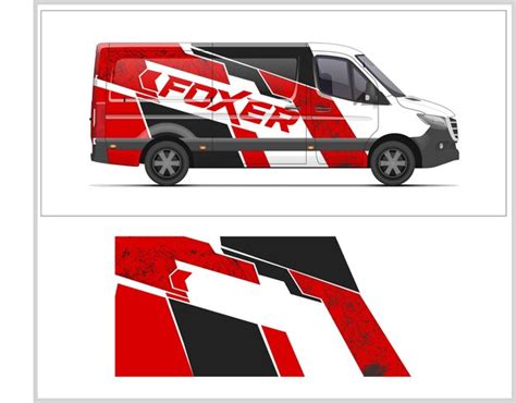 Premium Vector Van Wrap Livery Design Ready Print Wrap Design