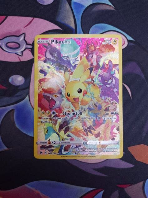 Pikachu FULL ART 160 Crown Zenith DE Kaufen Auf Ricardo