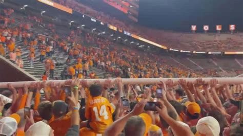 Vol Fans Tear Down Goalposts For Second Time In Two Years After UT Win