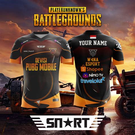 Jual Baju Kaos Jersey Gaming ESport PUBG Mobile FreeFire Mobile