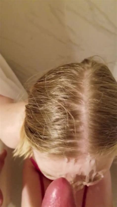 Blonde GF Takes Massive Facial And Deals