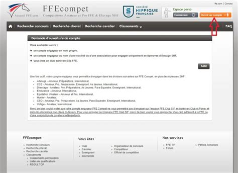 FFE Compet Tout Comprendre De Ce Site Internet Pro Et Amateur Cheval