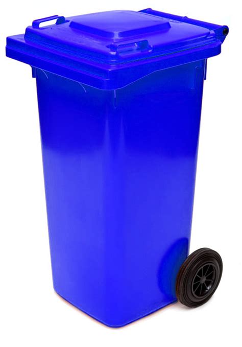 Orange Wheelie Bin 120 Litre