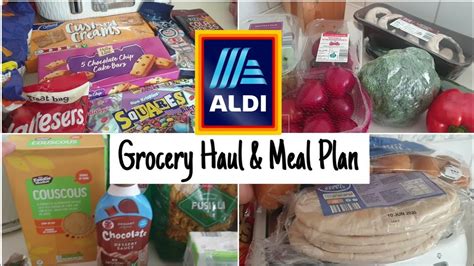 Aldi Grocery Haul Meal Plan Slimming World Friendly Youtube