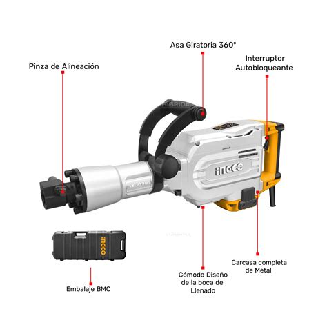 Martillo Demoledor W Taladro Rotomartillo J Indstr K
