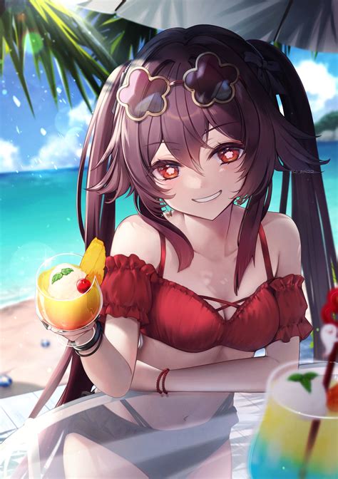 蒼ஐ On Twitter 胡桃ちゃんと海デートしてバカンスを楽しみたい ️🏖🥂 𓈒𓂂𓏸 原神 Genshinimpact Hutao Qzuquzdgfz