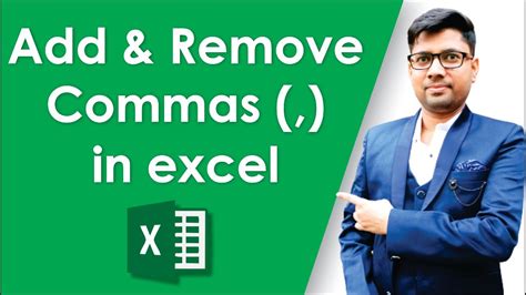 How To Remove Comma In Excel How To Add Comma In Excel Comma