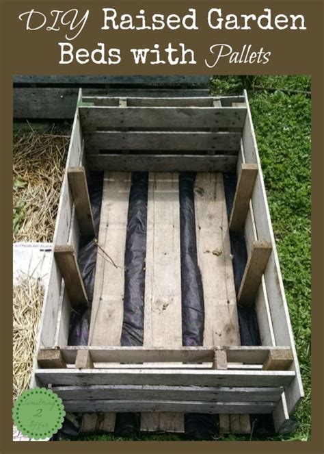 DIY Raised Garden Beds with Pallets