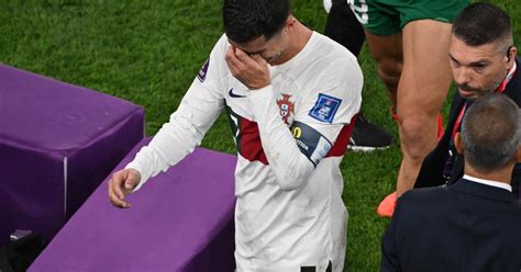 Las lágrimas de Cristiano Ronaldo tras ser eliminado del Mundial