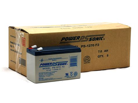 Power Sonic AGM General Purpose PS 1270 7Ah 12V Rechargeable Sealed