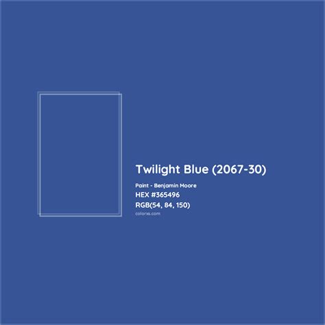 Benjamin Moore Twilight Blue 2067 30 Paint Color Codes Similar