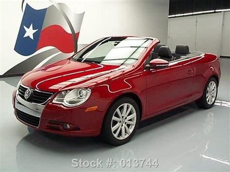 Find Used Volkswagen Eos Komfort Convertible Sunroof K Mi Texas