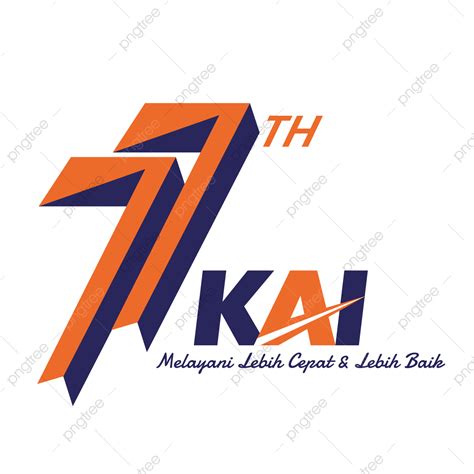 Logo Resmi 77 Tahun Kereta Api Indonesia Kai, Logo 77 Kai, Kereta Api ...