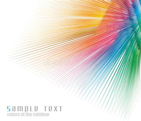 Rainbow Colours Spectrum Business Card Background Stock Vector ...