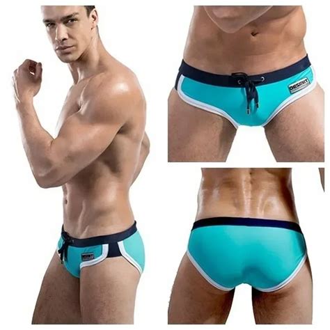 Mens Swim Briefs Sexy Gay Men Swimwear Swimming Trunks Man Bikini Swimsuit Low Rise Bathing Suit