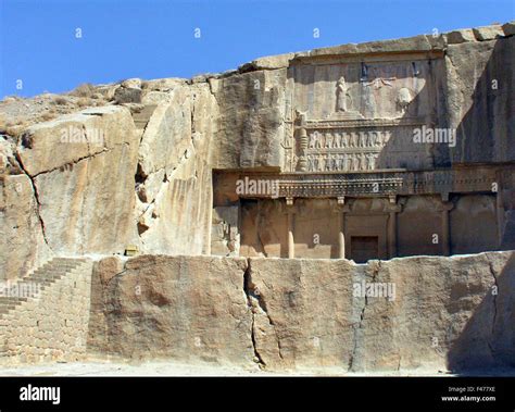 5824. Tomb of Xerxes III. In Persepolis. Xerxes (Artaxerxes or Darius ...