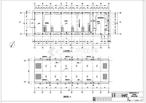 某电厂工程循环水泵房设计cad图纸独立泵房及机房图土木在线
