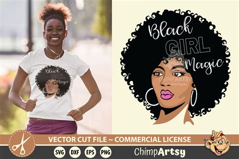 Black Girl Magic Sublimation Svg Graphic By Chimpartsy · Creative Fabrica