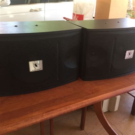 Black Spider Speaker And Subwoofer System Audio Soundbars Speakers