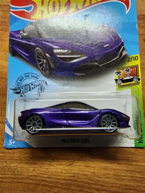Hot Wheels Mclaren 720S Purple Not Hotwheels Premium Mini Gt Tarmac Works Tomica Hobbies Toys