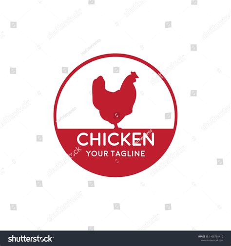 Rooster Chicken Cock Abstract Vector Illustration Stock Vector Royalty