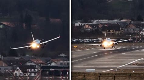 Pilot Performs Crazy Crosswind Landing Youtube