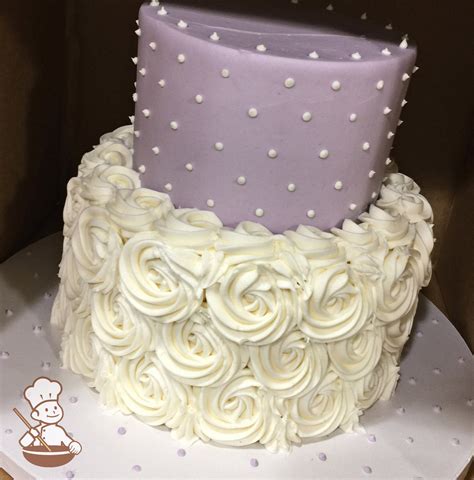 Lavender Rosette Cake Girly And Cute Freedom Bakery