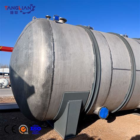 3000L Glass Lined Storage Tank Pressure Fermenter Vessels China Glass